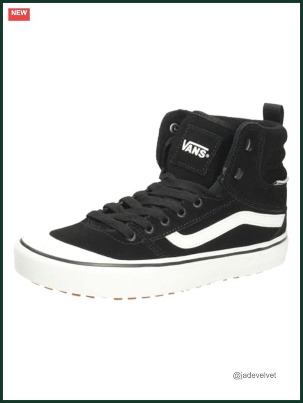 Water-Resistant High Top Sneakers with Suede and Mesh Upper